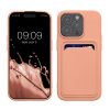 Θήκη Kwmobile για Apple iPhone 15 Pro, Ανοιχτό ροζ, Σιλικόνη, KWM000020EO008C