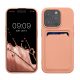 Θήκη Kwmobile για Apple iPhone 15 Pro, Ανοιχτό ροζ, Σιλικόνη, KWM000020EO008C