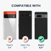 Θήκη Kwmobile με αποσπώμενο κορδόνι για Google Pixel 7, Διαφανής/Μαύρη, Σιλικόνη, KWM000020PC001C