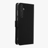 Θήκη Kwmobile για Samsung Galaxy A55 5G, Μαύρη, Οικολογικό δέρμα/Σιλικόνη, KWM000021TS001C