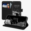 Θήκη Kwmobile για Samsung Galaxy A25, Μαύρη, Οικολογικό δέρμα/Σιλικόνη, KWM000021TU001C