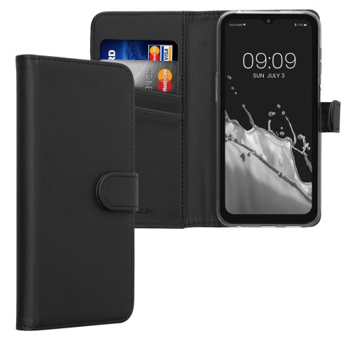 Θήκη Kwmobile για Samsung Galaxy Xcover6 Pro, Μαύρη, Οικολογικό δέρμα/Σιλικόνη, KWM000021TW001C