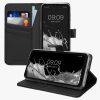 Θήκη Kwmobile για Samsung Galaxy Xcover6 Pro, Μαύρη, Οικολογικό δέρμα/Σιλικόνη, KWM000021TW001C