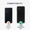 Θήκη Kwmobile για Samsung Galaxy Xcover6 Pro, Μαύρη, Οικολογικό δέρμα/Σιλικόνη, KWM000021TW001C