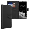 Θήκη Kwmobile για Samsung Galaxy S10, Μαύρη, Οικολογικό δέρμα/Σιλικόνη, KWM000021TZ001C