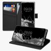 Θήκη Kwmobile για Samsung Galaxy S10, Μαύρη, Οικολογικό δέρμα/Σιλικόνη, KWM000021TZ001C