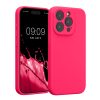 Θήκη Kwmobile για Apple iPhone 15 Pro, Ροζ, Σιλικόνη, KWM000022OM006C