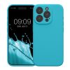 Θήκη Kwmobile για Apple iPhone 15 Pro, Ανοιχτό Μπλε, Σιλικόνη, KWM000022OM009C
