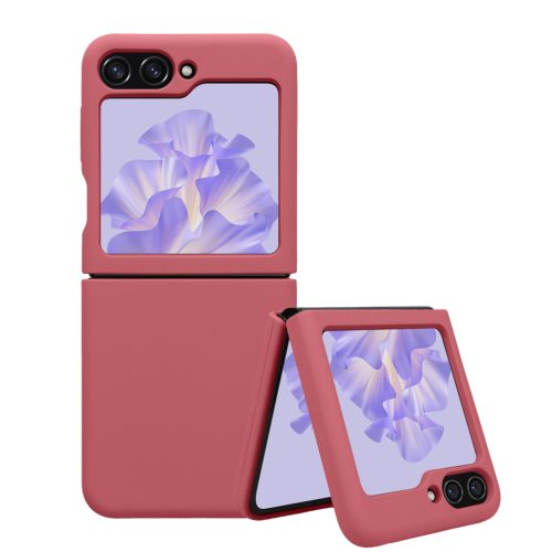 Θήκη Kwmobile για Samsung Galaxy Z Flip5, Σκούρο Ροζ, Σιλικόνη, KWM000021UD003C