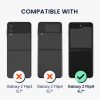 Θήκη Kwmobile για Samsung Galaxy Z Flip5, Λευκή, Σιλικόνη, KWM000021UD006C