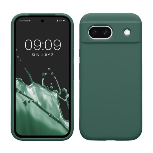 Θήκη Kwmobile για Google Pixel 8a, Πράσινη, Σιλικόνη, KWM000020KQ020C