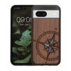 Θήκη Kwmobile για Google Pixel 8a, Καφέ, Ξύλο/Σιλικόνη, KWM000020KV004C
