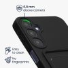 Θήκη Kwmobile για Samsung Galaxy A25, Μαύρη, Σιλικόνη, KWM000021TJ001C