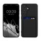 Θήκη Kwmobile για Samsung Galaxy S24, Μαύρη, Σιλικόνη, KWM000021TL001C