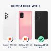 Θήκη Kwmobile με αποσπώμενο κορδόνι για Samsung Galaxy A53 5G, Διαφανής/Μαύρη, Σιλικόνη, KWM000021UE001C