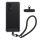 Θήκη Kwmobile με αποσπώμενο κορδόνι για Samsung Galaxy A52/Galaxy A52 5G/Galaxy A52s 5G, Διαφανής/Μαύρη, Σιλικόνη, KWM000021UF001C