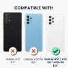 Θήκη Kwmobile με αποσπώμενο κορδόνι για Samsung Galaxy A52/Galaxy A52 5G/Galaxy A52s 5G, Διαφανής/Μαύρη, Σιλικόνη, KWM000021UF001C