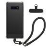 Θήκη Kwmobile με αποσπώμενο κορδόνι για Samsung Galaxy S10e, Διαφανής/Μαύρη, Σιλικόνη, KWM000021UK001C