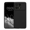Θήκη Kwmobile για Poco F6 Pro, Μαύρη, Σιλικόνη, KWM000020PN001C