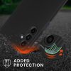 Θήκη Kwmobile με κορδόνι για Samsung Galaxy A15 5G, μαύρη, σιλικόνη, KWM000021UN001C