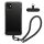 Θήκη Kwmobile με αποσπώμενο κορδόνι για Apple iPhone 11, Διαφανής/Μαύρη, Σιλικόνη, KWM000022TK001C
