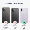 Θήκη Kwmobile με αποσπώμενο κορδόνι για Apple iPhone 11, Διαφανής/Μαύρη, Σιλικόνη, KWM000022TK001C