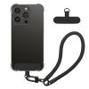 Θήκη Kwmobile με αποσπώμενο κορδόνι για Apple iPhone 15 Pro, Διαφανής/Μαύρη, Σιλικόνη, KWM000022TQ001C