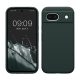 Θήκη Kwmobile για Google Pixel 8a, Σκούρο πράσινο, Σιλικόνη, KWM000020KQ028C