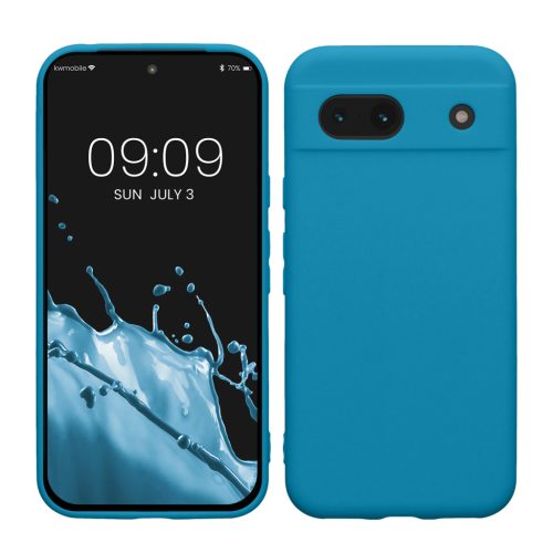 Θήκη Kwmobile για Google Pixel 8a, Μπλε, Σιλικόνη, KWM000020KU025C
