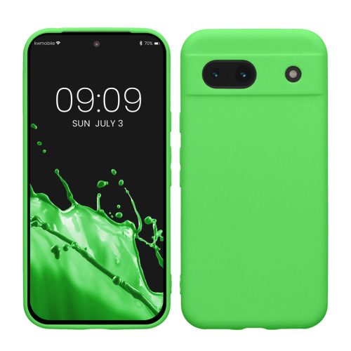 Θήκη Kwmobile για Google Pixel 8a, Πράσινη, Σιλικόνη, KWM000020KU027C
