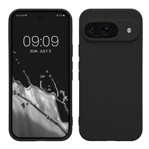 Θήκη Kwmobile για Google Pixel 9, Μαύρη, Σιλικόνη, KWM000020PG004C
