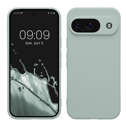 Θήκη Kwmobile για Google Pixel 9, ανοιχτό πράσινο, σιλικόνη, KWM000020PG005C