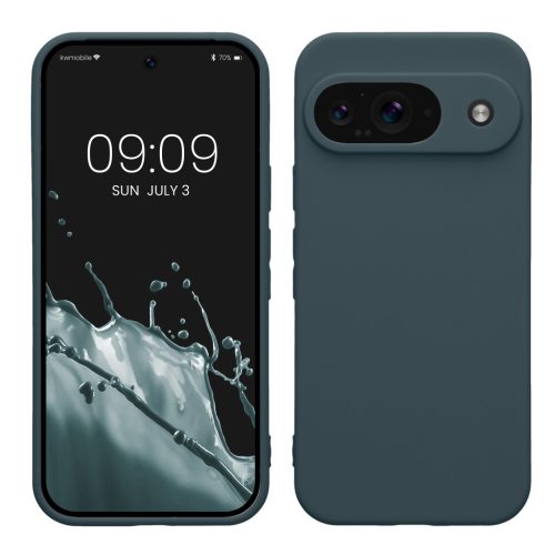 Θήκη Kwmobile για Google Pixel 9, Σκούρο πράσινο, Σιλικόνη, KWM000020PG008C