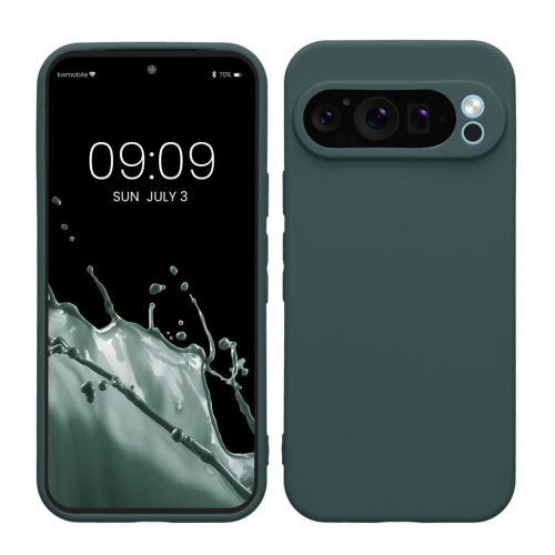 Θήκη Kwmobile για Google Pixel 9 Pro, Πράσινη, Σιλικόνη, KWM000020PH003C