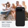 Θήκη Kwmobile για Google Pixel 9 Pro, μαύρη, σιλικόνη, KWM000020PH004C