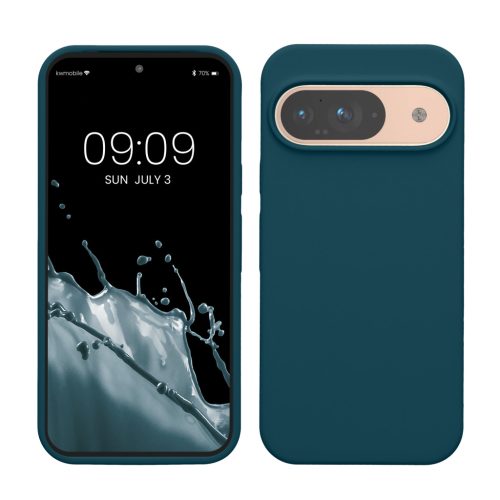 Θήκη Kwmobile για Google Pixel 9/Pixel 9 Pro, Μπλε, Σιλικόνη, KWM000020PI008C