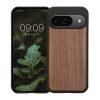 Θήκη Kwmobile για Google Pixel 9/Pixel 9 Pro, Καφέ, Ξύλινη/Σιλικόνη, KWM000020PJ001C