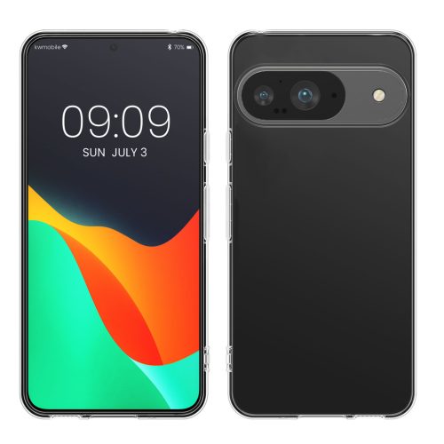 Θήκη Kwmobile για Google Pixel 9, Διαφανής, Σιλικόνη, KWM000020PK001C