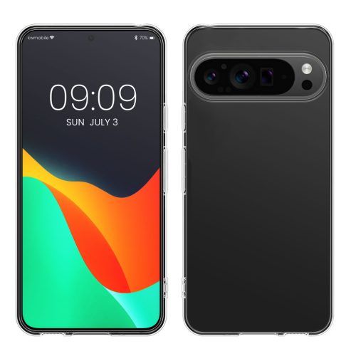Θήκη Kwmobile για Google Pixel 9 Pro, Διαφανής, Σιλικόνη, KWM000020PL001C