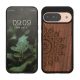 Θήκη Kwmobile για Google Pixel 9/Pixel 9 Pro, Καφέ, Ξύλινη/Σιλικόνη, KWM000020PT002C
