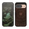 Θήκη Kwmobile για Google Pixel 9/Pixel 9 Pro, Καφέ, Ξύλινη/Σιλικόνη, KWM000020PT003C