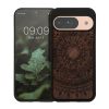 Θήκη Kwmobile για Google Pixel 9/Pixel 9 Pro, Καφέ, Ξύλινη/Σιλικόνη, KWM000020PT003C