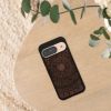 Θήκη Kwmobile για Google Pixel 9/Pixel 9 Pro, Καφέ, Ξύλινη/Σιλικόνη, KWM000020PT003C