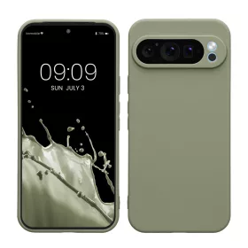   Θήκη Kwmobile για Google Pixel 9 Pro XL, ανοιχτό πράσινο, σιλικόνη, KWM000020PU007C