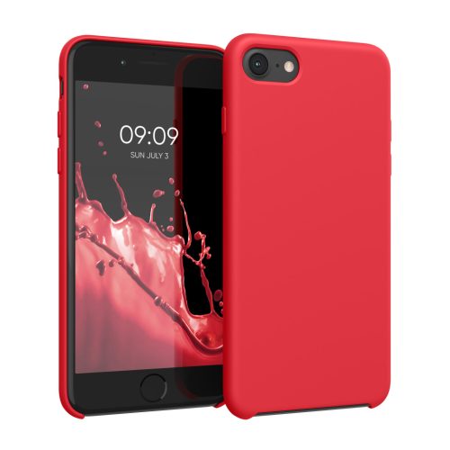 Θήκη Kwmobile για Apple iPhone SE (2022)/iPhone SE (2020)/iPhone 8, Κόκκινη, Σιλικόνη, KWM0000085I142C