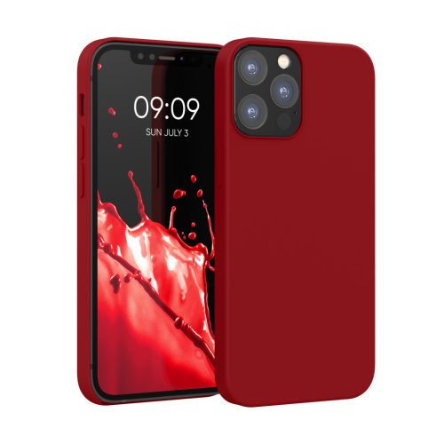Θήκη Kwmobile για Apple iPhone 12/iPhone 12 Pro, Κόκκινη, Σιλικόνη, KWM000011JP101C