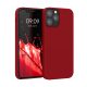 Θήκη Kwmobile για Apple iPhone 12/iPhone 12 Pro, Κόκκινη, Σιλικόνη, KWM000011JP101C
