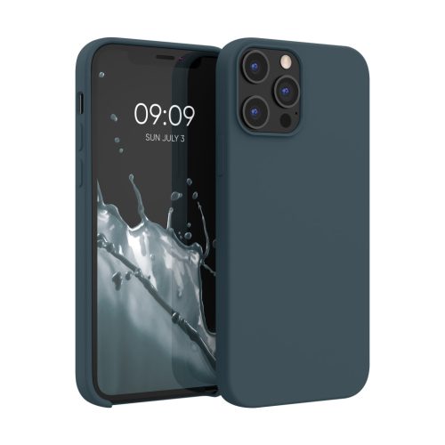 Θήκη Kwmobile για Apple iPhone 12 Pro Max, Σκούρο πράσινο, Σιλικόνη, KWM000011JR082C