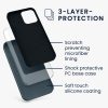 Θήκη Kwmobile για Apple iPhone 12 Pro Max, Σκούρο πράσινο, Σιλικόνη, KWM000011JR082C