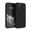 Θήκη Kwmobile για Apple iPhone 12 Pro Max, Μαύρη, Σιλικόνη, KWM000011JR083C